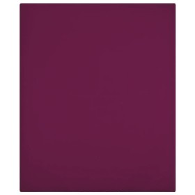 Fitted sheet in burgundy cotton jersey 180x200 cm by , Bed sheets - Ref: Foro24-136258, Price: 22,42 €, Discount: %