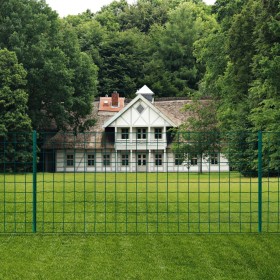 Green steel Euro fence 20x1.5 m by , fence panels - Ref: Foro24-142817, Price: 141,11 €, Discount: %