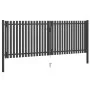 Anthracite grey steel garden fence gate 4x1.7 cm by , garden gates - Ref: Foro24-146335, Price: 487,75 €, Discount: %