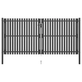 Anthrazitgraues Stahlgitter-Gartentor 4x2,25 cm von , Gartentore - Ref: Foro24-146337, Preis: 723,81 €, Rabatt: %