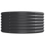 Planter raised bed in anthracite powder-coated steel, 440x80x36 cm by , Pots and planters - Ref: Foro24-318936, Price: 67,82 ...
