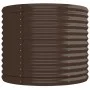 Jardinera arriate acero recubrimiento polvo marrón 224x80x68 cm de , Maceteros y jardineras - Ref: Foro24-318955, Precio: 96,...