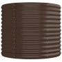 Steel powder-coated brown raised garden bed planter 224x80x68 cm by , Pots and planters - Ref: Foro24-318955, Price: 96,73 €,...
