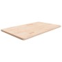 Solid untreated wood bathroom countertop 100x60x2.5 cm by , Countertops - Ref: Foro24-342941, Price: 104,97 €, Discount: %