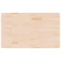 Massive unbehandelte Holzbad-Arbeitsplatte 100x60x2,5 cm von , Arbeitsplatten - Ref: Foro24-342941, Preis: 96,10 €, Rabatt: %