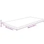 Massive unbehandelte Holzbad-Arbeitsplatte 100x60x2,5 cm von , Arbeitsplatten - Ref: Foro24-342941, Preis: 96,10 €, Rabatt: %