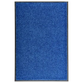Blaue waschbare Fußmatte 60x90 cm von vidaXL, Fußmatten - Ref: Foro24-323440, Preis: 37,00 €, Rabatt: %