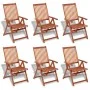 Garten-Essgruppe 7-teilig Massivholz Akazie von , Gartensets - Ref: Foro24-41815, Preis: 614,26 €, Rabatt: %