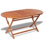 Garten-Essgruppe 7-teilig Massivholz Akazie von , Gartensets - Ref: Foro24-41815, Preis: 530,83 €, Rabatt: %