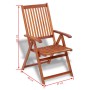 Garten-Essgruppe 7-teilig Massivholz Akazie von , Gartensets - Ref: Foro24-41815, Preis: 530,83 €, Rabatt: %