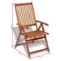 Garten-Essgruppe 7-teilig Massivholz Akazie von , Gartensets - Ref: Foro24-41815, Preis: 614,26 €, Rabatt: %