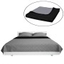 Quilted reversible black and grey bedspread 220x240 cm by , Bedspreads and duvets - Ref: Foro24-130884, Price: 23,01 €, Disco...