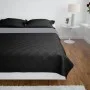 Quilted reversible black and grey bedspread 220x240 cm by , Bedspreads and duvets - Ref: Foro24-130884, Price: 22,72 €, Disco...