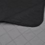 Quilted reversible black and grey bedspread 220x240 cm by , Bedspreads and duvets - Ref: Foro24-130884, Price: 23,01 €, Disco...