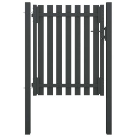 Puerta de valla del jardín de acero gris antracita 1x1,5 cm de , Puertas de jardín - Ref: Foro24-146328, Precio: 203,97 €, De...