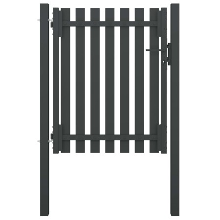 Grau-anthrazitfarbenes Stahlgitter-Gartentor 1x1,5 m von , Gartentore - Ref: Foro24-146328, Preis: 203,97 €, Rabatt: %