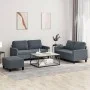 3-piece dark gray velvet sofa set with cushions by , Sofas - Ref: Foro24-3201507, Price: 448,27 €, Discount: %