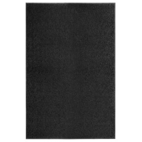 Schwarze waschbare Fußmatte 120x180 cm von vidaXL, Fußmatten - Ref: Foro24-323414, Preis: 80,68 €, Rabatt: %
