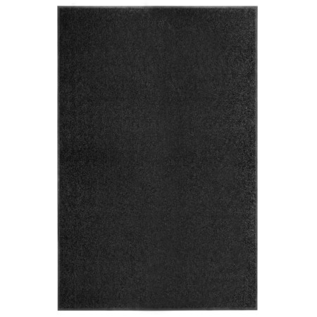 Schwarze waschbare Fußmatte 120x180 cm von vidaXL, Fußmatten - Ref: Foro24-323414, Preis: 80,68 €, Rabatt: %