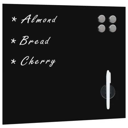 Pizarra magnética de pared vidrio 40x40 cm de , Pizarras blancas - Ref: Foro24-285367, Precio: 25,56 €, Descuento: %
