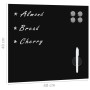 Magnetic glass wall board 40x40 cm by , White boards - Ref: Foro24-285367, Price: 26,08 €, Discount: %