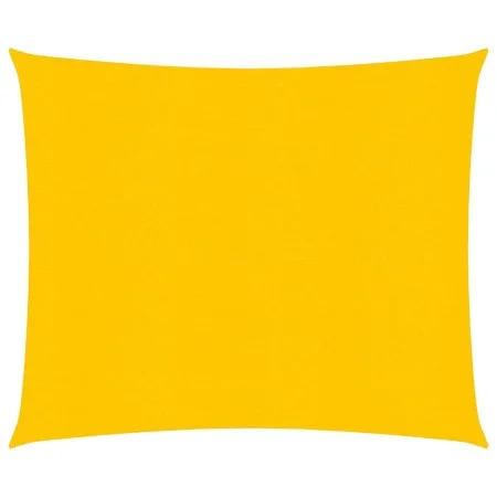 Yellow HDPE sail shade 160 g/m² 3x3 m by , Umbrellas - Ref: Foro24-311549, Price: 26,80 €, Discount: %