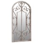 Garden mirror made of iron in sand color for outdoor use, 70x30 cm. by , Mirrors - Ref: Foro24-318375, Price: 118,24 €, Disco...