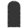 Garden mirror made of iron in sand color for outdoor use, 70x30 cm. by , Mirrors - Ref: Foro24-318375, Price: 98,99 €, Discou...