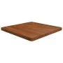 Quadratischer Esstisch aus dunkelbraunem Eichenholz 70x70x4 cm. von , Tischplatten - Ref: Foro24-343077, Preis: 142,73 €, Rab...