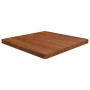 Square table top made of dark brown oak wood, 70x70x4 cm by , Table tops - Ref: Foro24-343077, Price: 145,73 €, Discount: %