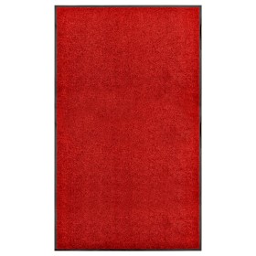 Felpudo lavable rojo 90x150 cm