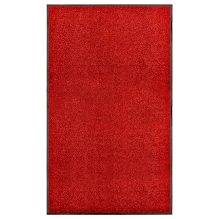 Rote waschbare Fußmatte 90x150 cm von vidaXL, Fußmatten - Ref: Foro24-323425, Preis: 68,28 €, Rabatt: %