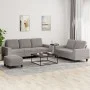 Dreiteiliges Sofaset in grau-taupefarbenem Stoff. von , Sofas - Ref: Foro24-3201913, Preis: 570,61 €, Rabatt: %