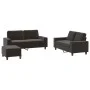 3-piece black fabric sofa set by , Sofas - Ref: Foro24-3201894, Price: 472,49 €, Discount: %
