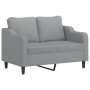 Sofagarnitur mit 3-teiligen Kissen, helles graues Gewebe. von , Sofas - Ref: Foro24-3201842, Preis: 498,53 €, Rabatt: %