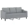 Three-piece sofa set with light gray fabric cushions by , Sofas - Ref: Foro24-3201842, Price: 507,81 €, Discount: %