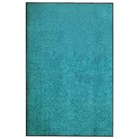 Felpudo lavable azul cian 120x180 cm de vidaXL, Felpudos - Ref: Foro24-323462, Precio: 82,84 €, Descuento: %