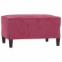 Set of sofas with 4 pieces of red velvet cushions by , Sofas - Ref: Foro24-3202184, Price: 753,31 €, Discount: %