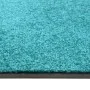 Felpudo lavable azul cian 120x180 cm de vidaXL, Felpudos - Ref: Foro24-323462, Precio: 82,84 €, Descuento: %