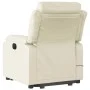 Sillón de masaje elevable eléctrico cuero sintético crema de , Sillones - Ref: Foro24-3205064, Precio: 388,33 €, Descuento: %