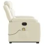Sillón de masaje elevable eléctrico cuero sintético crema de , Sillones - Ref: Foro24-3205064, Precio: 388,33 €, Descuento: %
