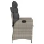 Verstellbarer Gartenliegestuhl mit hellgrauen PE-Rattan-Kissen. von , Gartenstühle - Ref: Foro24-365262, Preis: 134,77 €, Rab...