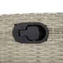 Verstellbarer Gartenliegestuhl mit hellgrauen PE-Rattan-Kissen. von , Gartenstühle - Ref: Foro24-365262, Preis: 134,77 €, Rab...