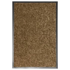 Braune waschbare Fußmatte 40x60 cm von vidaXL, Fußmatten - Ref: Foro24-323433, Preis: 24,28 €, Rabatt: %