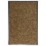 Braune waschbare Fußmatte 40x60 cm von vidaXL, Fußmatten - Ref: Foro24-323433, Preis: 24,28 €, Rabatt: %