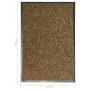 Brown washable doormat 40x60 cm by vidaXL, Doormats - Ref: Foro24-323433, Price: 23,74 €, Discount: %