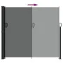 Anthrazitgraues seitliches ausziehbares Markisentuch 180x500 cm. von , Sonnenschirme - Ref: Foro24-4004458, Preis: 102,41 €, ...