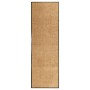 Cremefarbene waschbare Fußmatte 60x180 cm von vidaXL, Fußmatten - Ref: Foro24-323465, Preis: 53,89 €, Rabatt: %