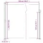 Retractable brown side awning 220x500 cm by , Umbrellas - Ref: Foro24-4004479, Price: 139,30 €, Discount: %