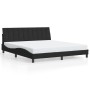 Estructura de cama con luces LED terciopelo negro 180x200 cm de , Camas y somieres - Ref: Foro24-3213795, Precio: 259,71 €, D...